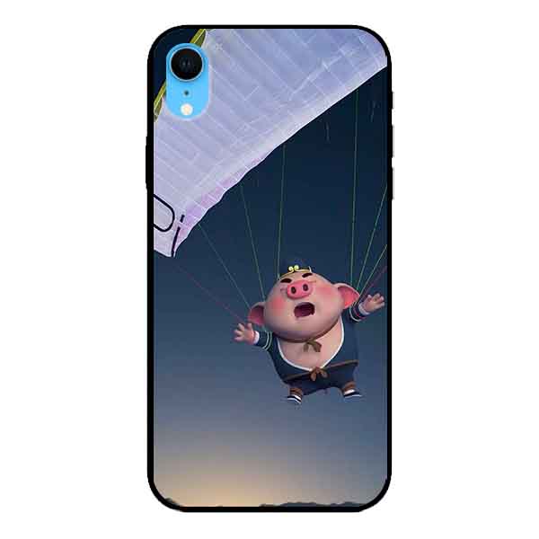 Ốp lưng in cho Iphone XR Mẫu Heo Bay