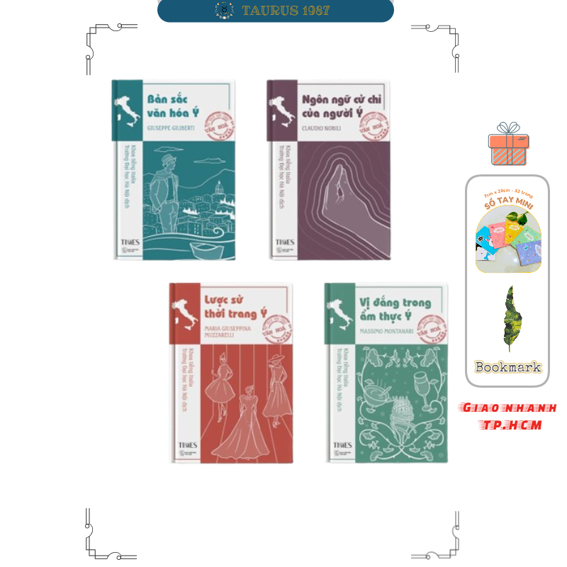 Tủ sách Năm Châu - Văn Hóa Ý (Bộ 4 cuốn - Lẻ tùy chọn)