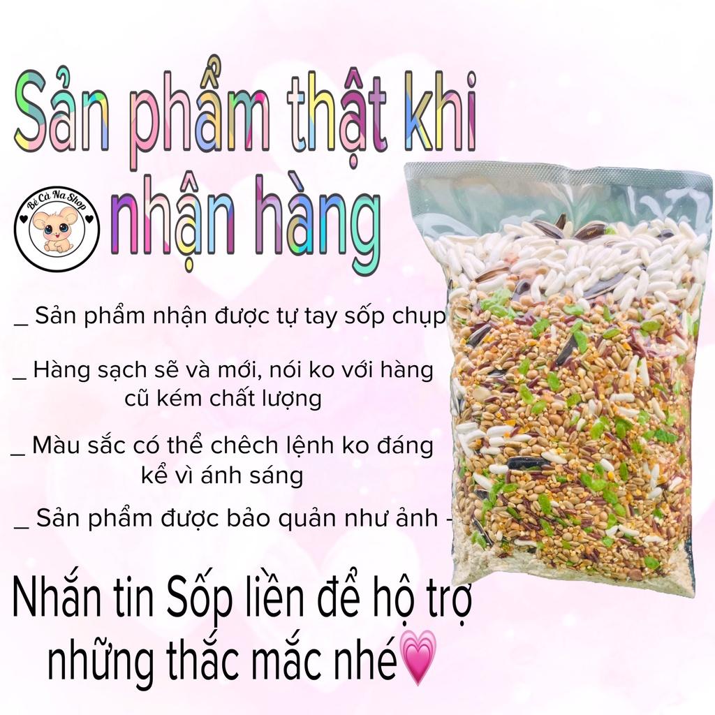 Thức ăn ngũ cốc cho hamster . ko độn bánh chó mèo bổ sung yến mạch nhiều