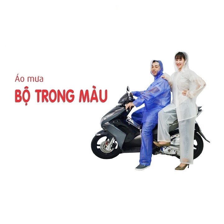 Bộ quần áo đi mưa trong màu Rando ASPC-01 che chở cho người thân yêu của bạn ( GIAO MÀU NGẪU NHIÊN)