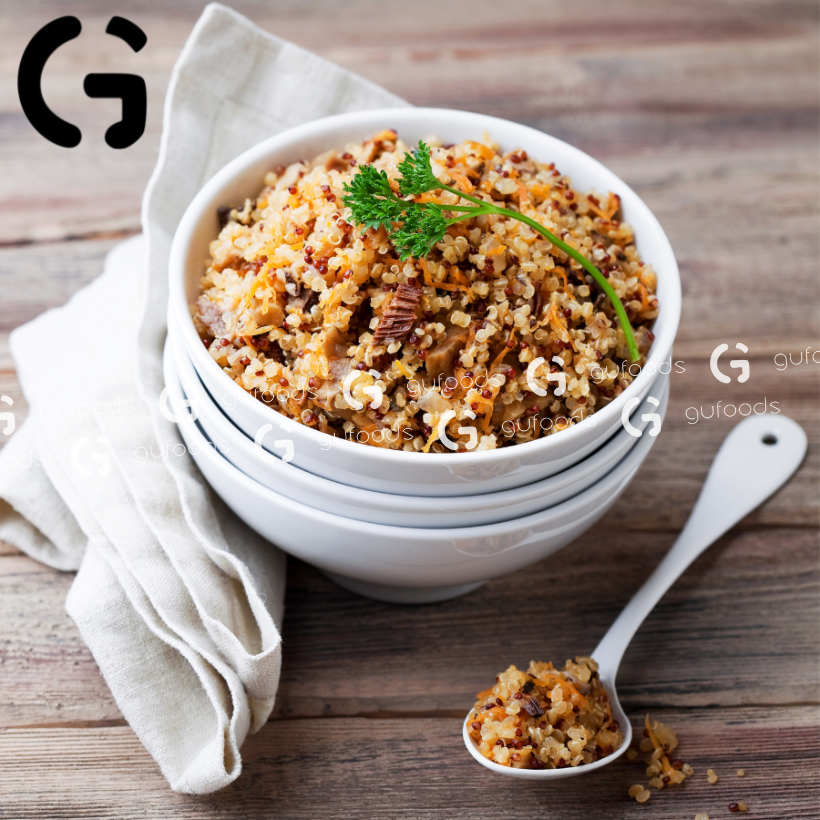 Hạt quinoa (diêm mạch) 3 màu ăn kiêng GUfoods - Giảm cân, Eat clean, Giàu lợi ích sức khoẻ