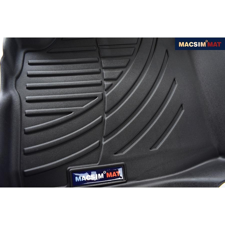 Thảm lót sàn xe ô tô Mazda BT50 2016 - 2019 Nhãn hiệu Macsim chất liệu nhựa TPV cao cấp màu đen
