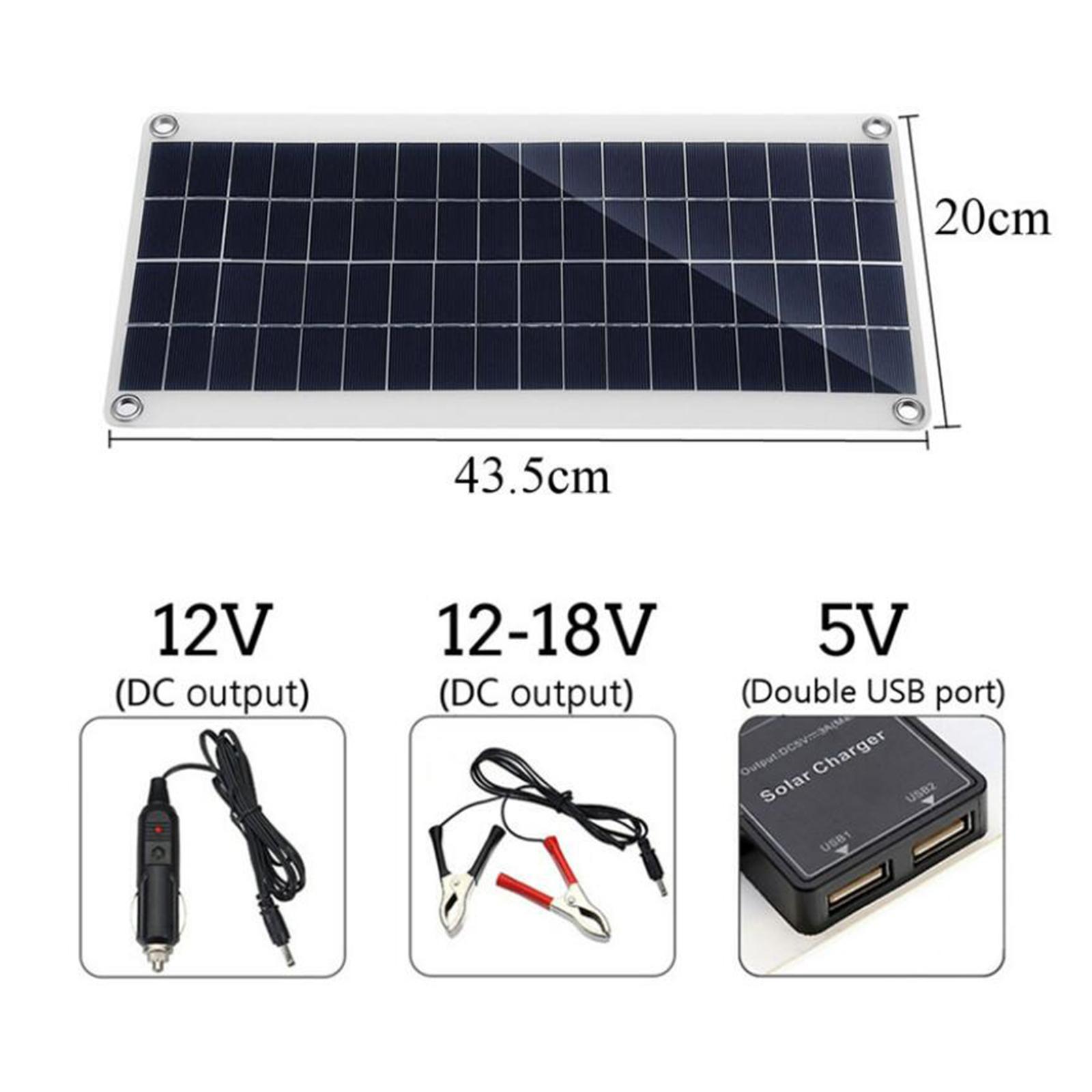 Kit Dual USB Port + Cable for Mobile Phones Car RV Marine