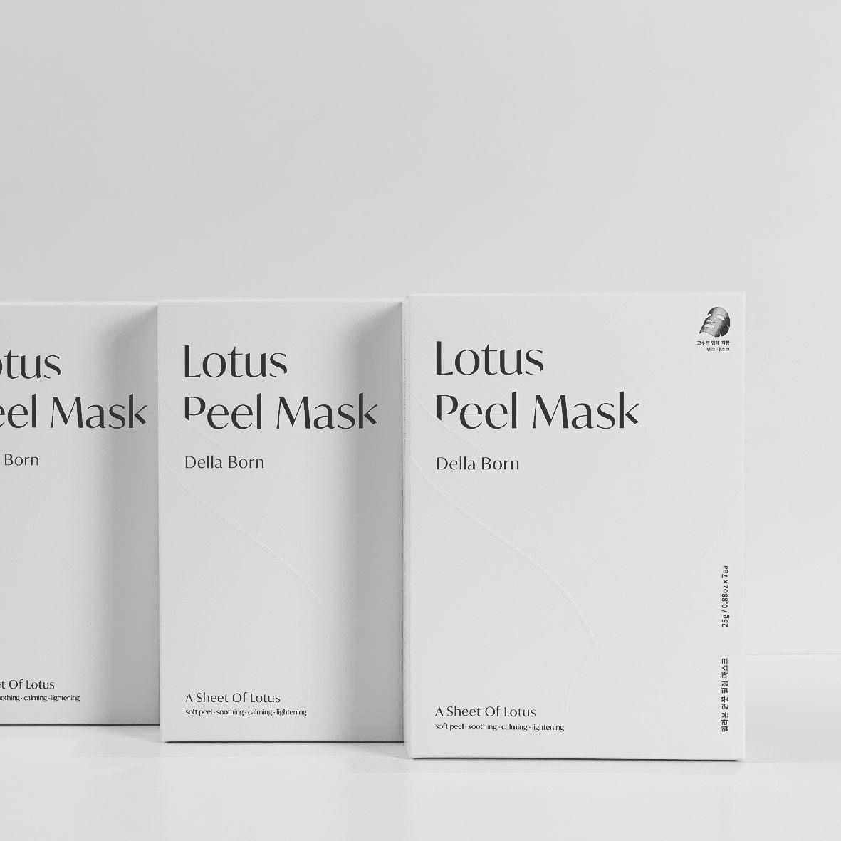 Hộp 7 Miếng mặt nạ dưỡng trắng da cao cấp Lotus Peel Mask