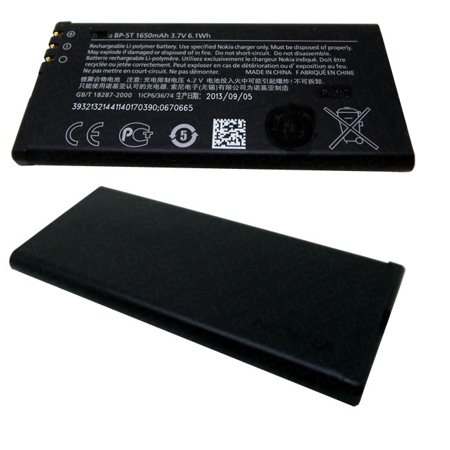 Pin thay thế Lumia 820 dung lượng 1650mAh (BP-5T)
