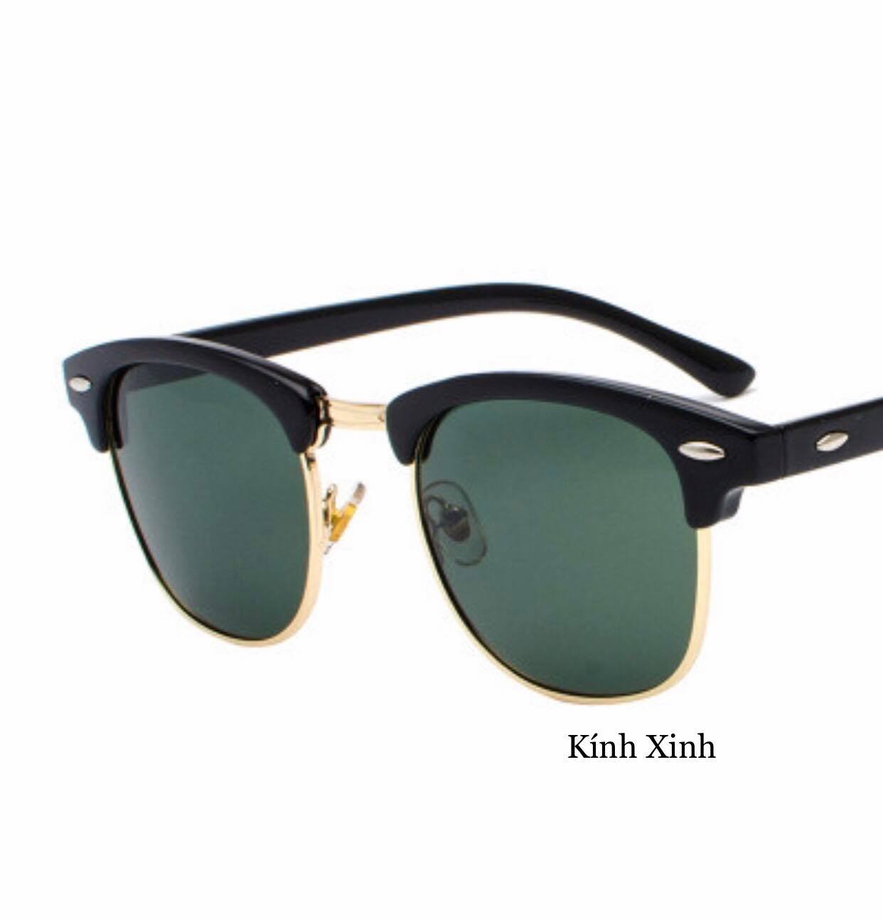 Kính râm Mắt Vuông Unisex Thời Trang Đi Đường Bảo Vệ Mắt