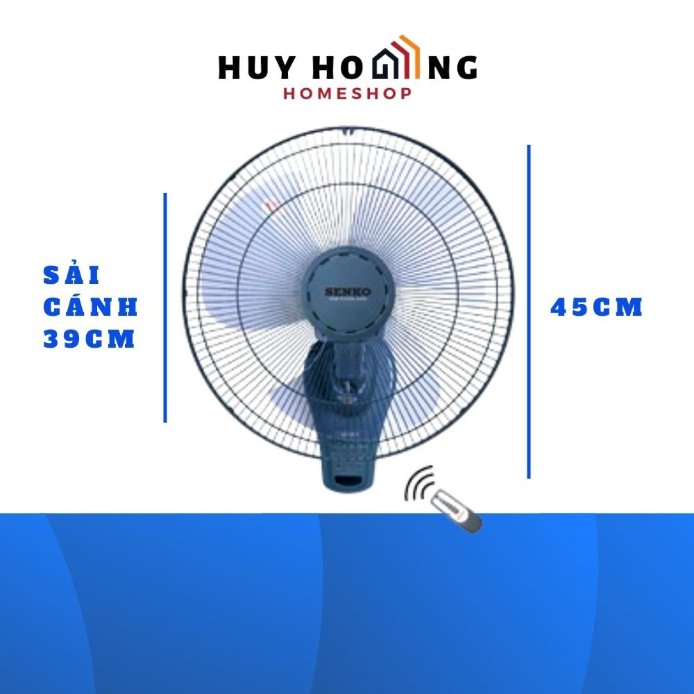 Quạt treo tường điều khiển từ xa Senko TR1683 ( Màu ngẫu nhiên) - Hàng chính hãng