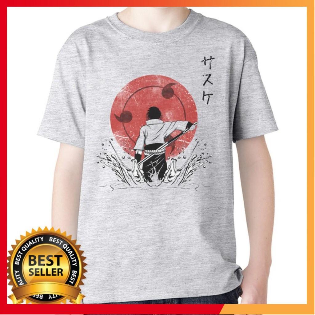 Áo thun Nam Nữ In hình Naruto Sasuke - Form rộng BIGSIZE AZ F1816