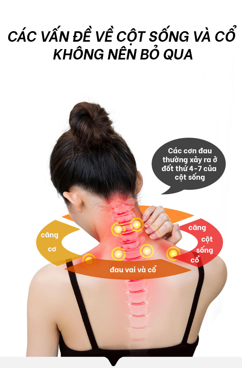 Máy Massage Cổ Vai Gáy Thông Minh Giảm Đau, Mỏi Cổ Với 4 Đầu Massage, Sưởi Ấm Xung Điện, 6 Chế Độ, Hỗ Trợ Giảm Đau Nhức, Căng Cơ-Màu Xanh