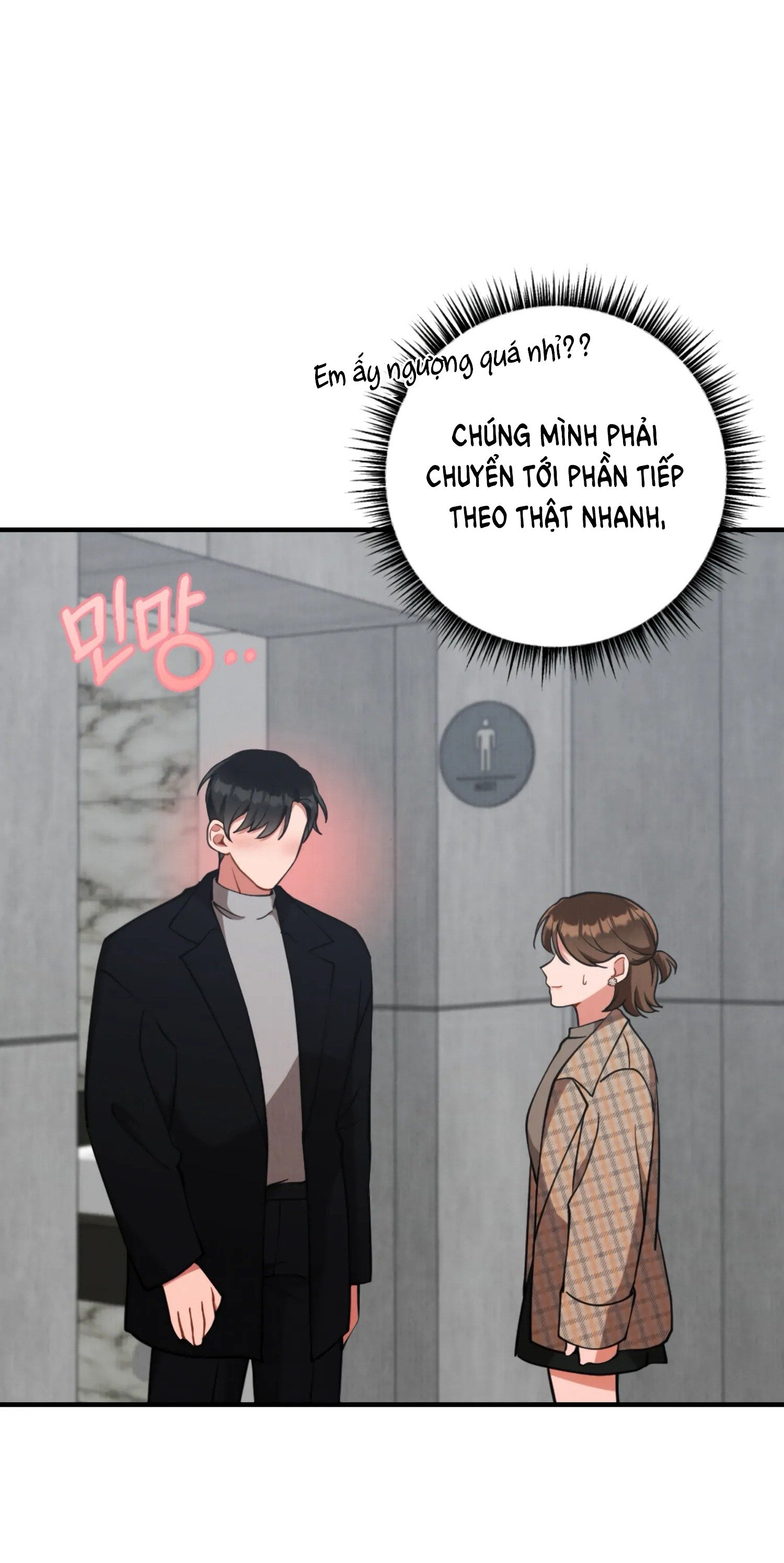 [18+] bạn của em trai không thể to như vậy! chapter 14.1 10