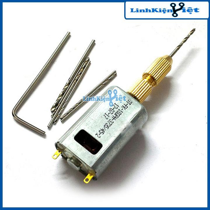Combo máy khoan mini 180 5V Siêu Khỏe V2 Cực Chuẩn