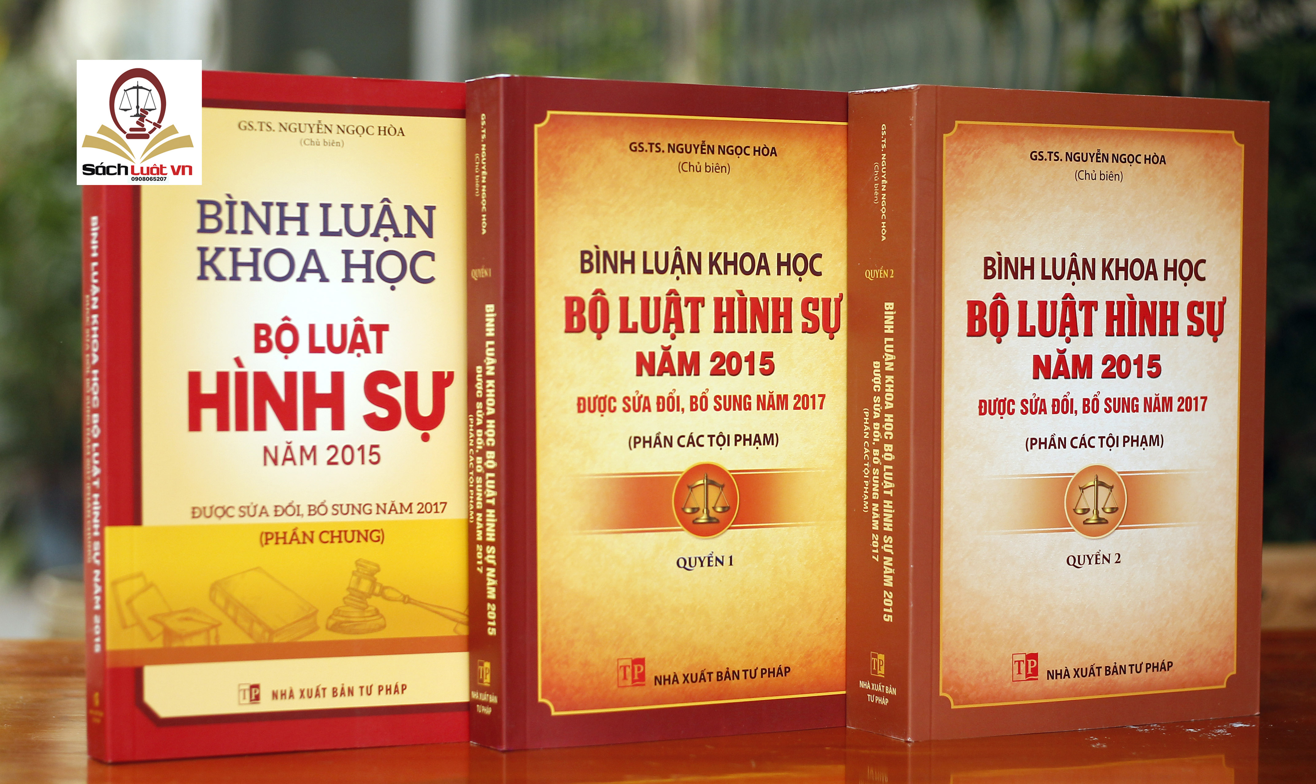 Combo 3 Cuốn: Bình Luận Khoa Học Bộ Luật Hình Sự 2015 Được Sửa Đổi, Bổ Sung Năm 2017 (Phần Chung) + (Phần Các Tội Phạm) - Quyển 1 + (Phần Các Tội Phạm) - Quyển 2