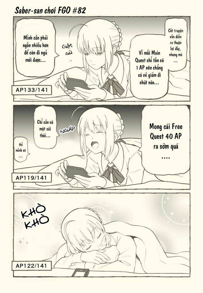 saber-san chơi fgo! chapter 51 40
