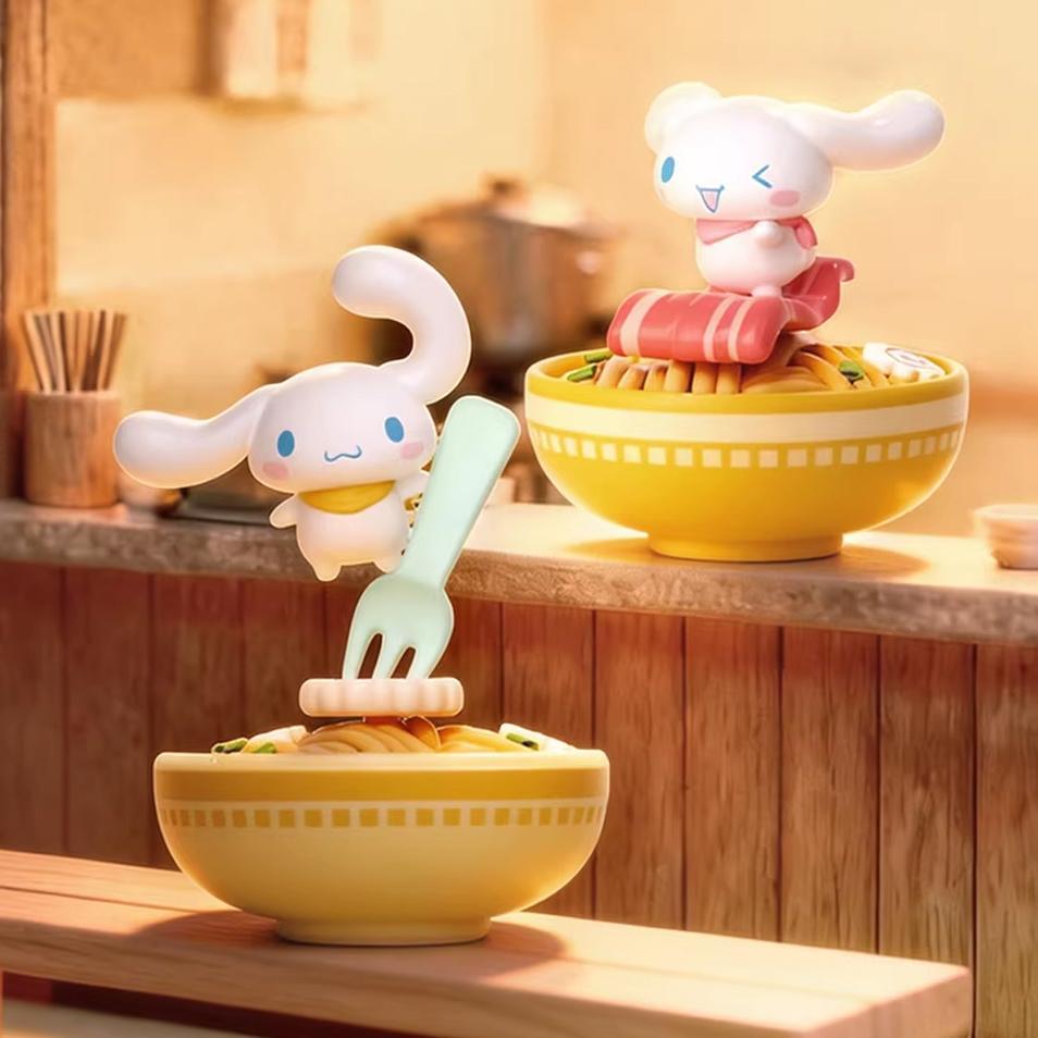 Blindbox Mô Hình Cinnamoroll - Energetic Ramen - Bubble Bean - Moetch MB33