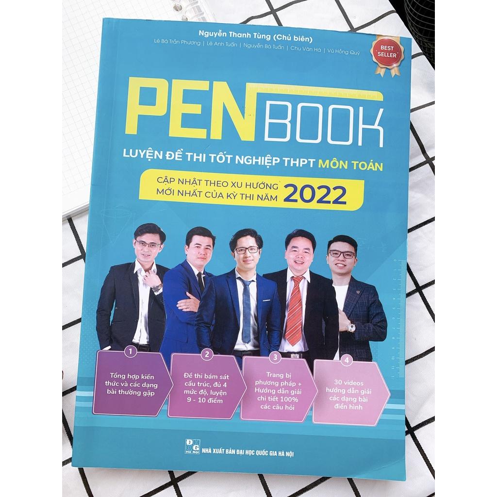 Sách - PENBOOK TOÁN Luyện đề thi Tốt nghiệp THPT quốc gia - bản 2022 - nhà sách Ôn luyện