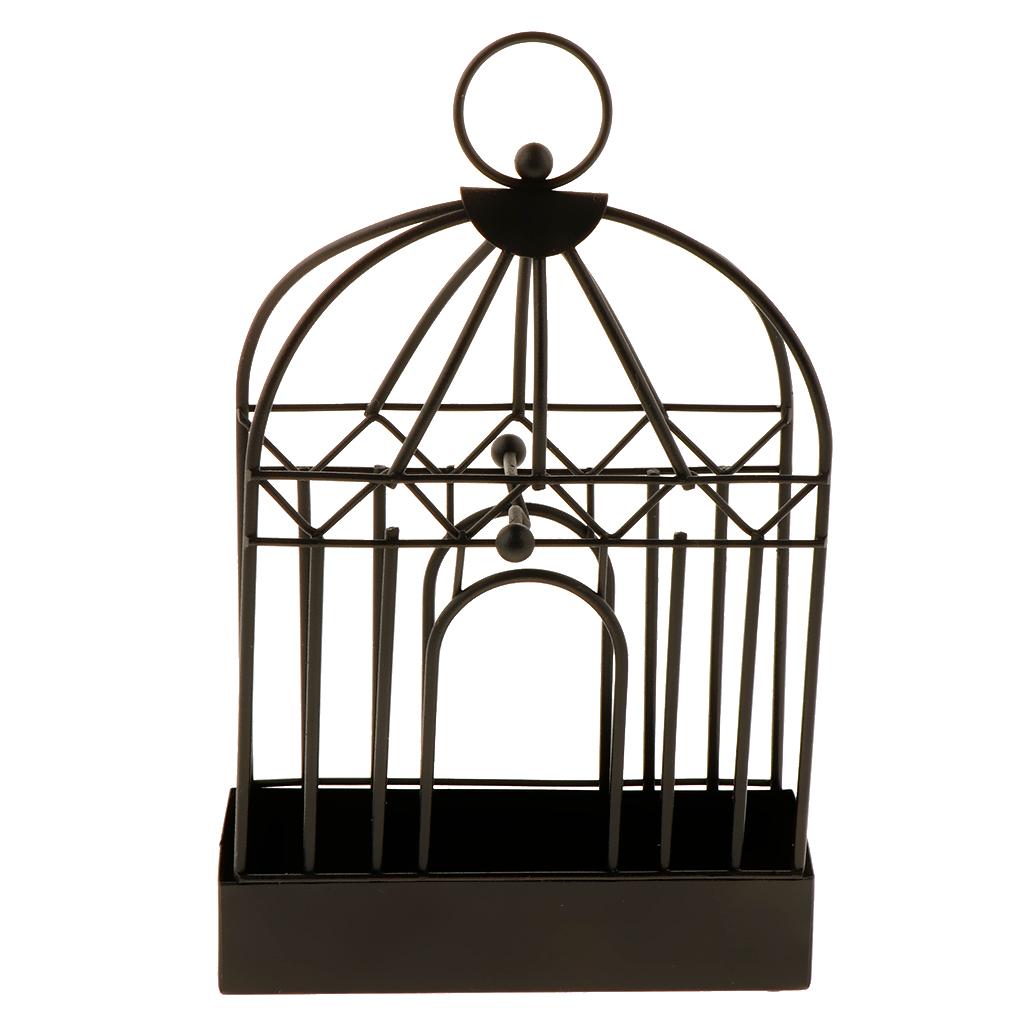 Round Shape Incense Holder Rack Burner Stand Vintage Home Ornaments Black