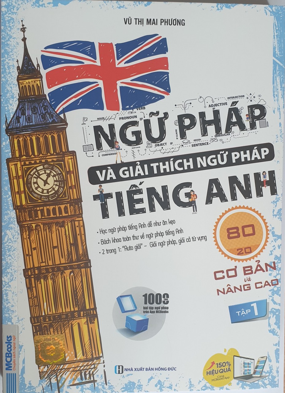 Sách Ngữ Pháp Và Giải Thích Ngữ Pháp Tiếng Anh Cơ Bản Và Nâng Cao (Tập 1)