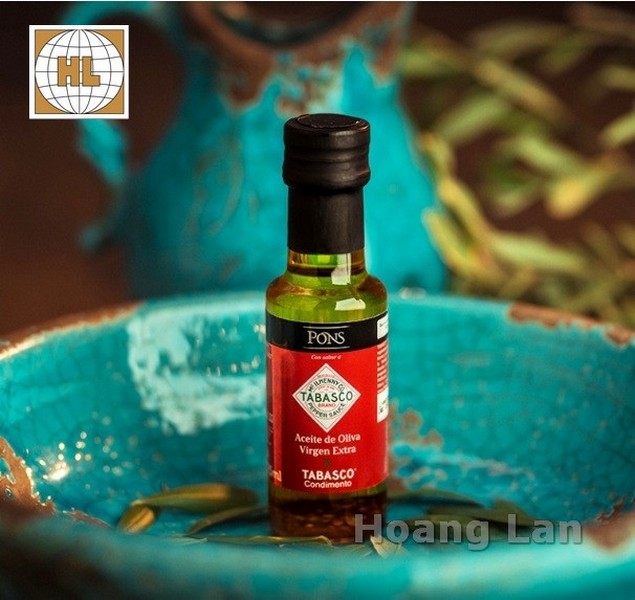 Dầu Olive Extra Virgin vị ớt Tabasco PONS 125ml - Tây Ban Nha