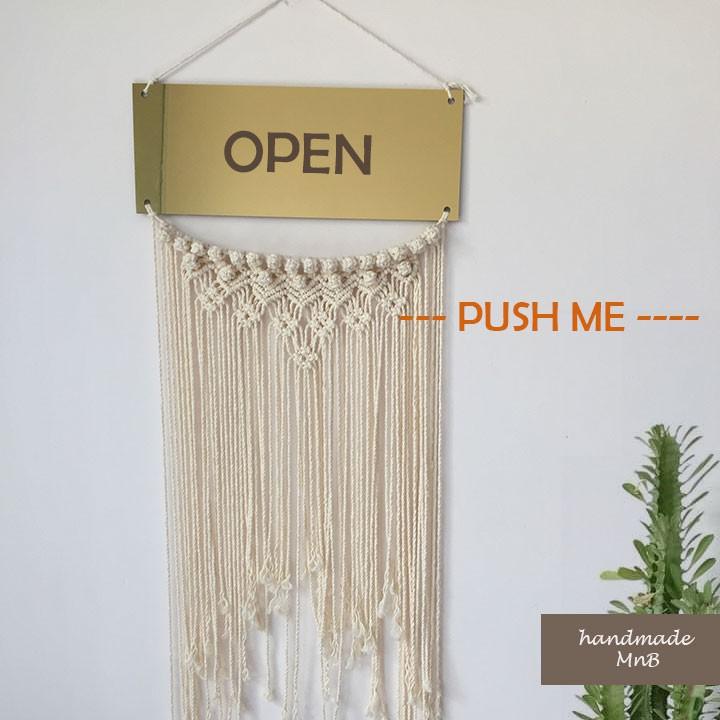 Bảng treo cửa OPEN - CLOSE - Trang trí nhà cửa, homestay của bạn