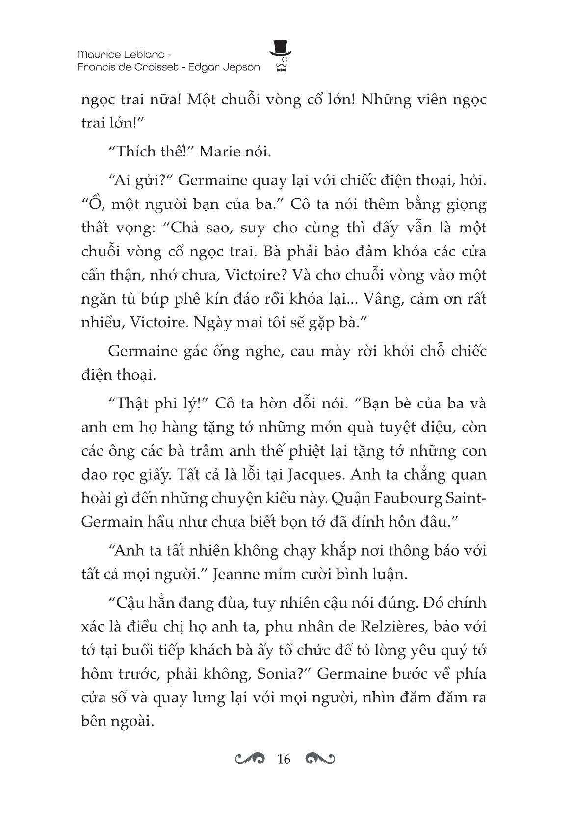 Sách Arsène Lupin - Siêu Trộm Hào Hoa- Vụ Chơi Khăm Ngài Triệu Phú