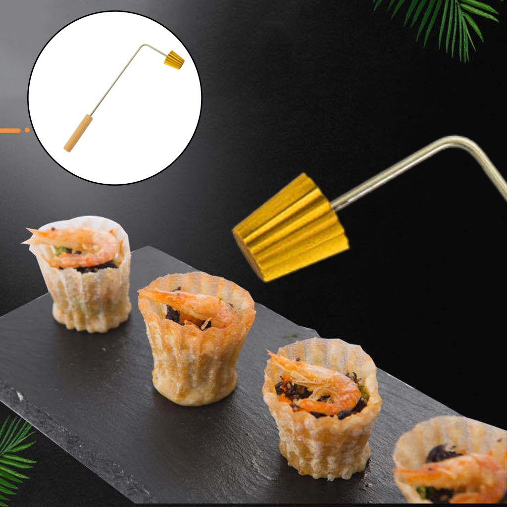 Pie Tee Maker Innovative Snack Mould Reusable Wood Handle Bakeware Gadgets