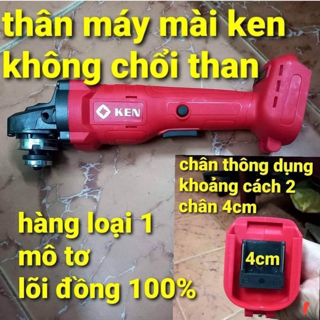 Thân máy mài pin ken ( không kèm theo sạc và pin không hộp)