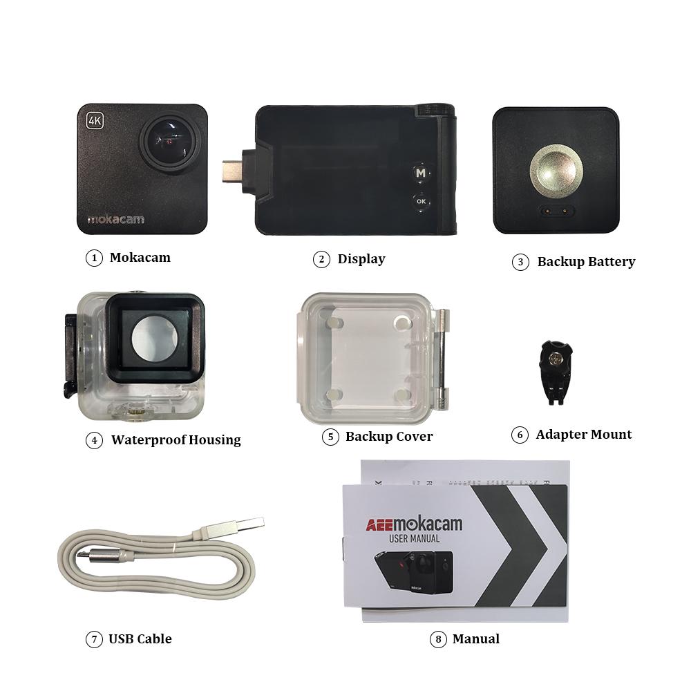 Camera hành động 4K mới nhất Cam 60 fps 2 inch Full Sport DV HD 1080p Video Sport Camera với pin dự phòng