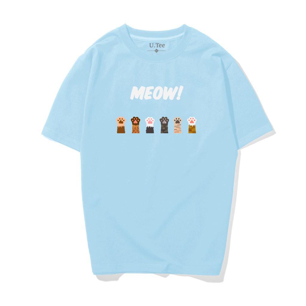Áo Thun MEOW MEOW Chất Cotton 100% Form Rộng Hình In Chuẩn Với Công Nghệ Hiện Đại Nhất Nhật Bản