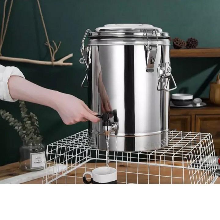 BÌNH Ủ TRÀ SỮA GIỮ NHIỆT INOX 304 20L