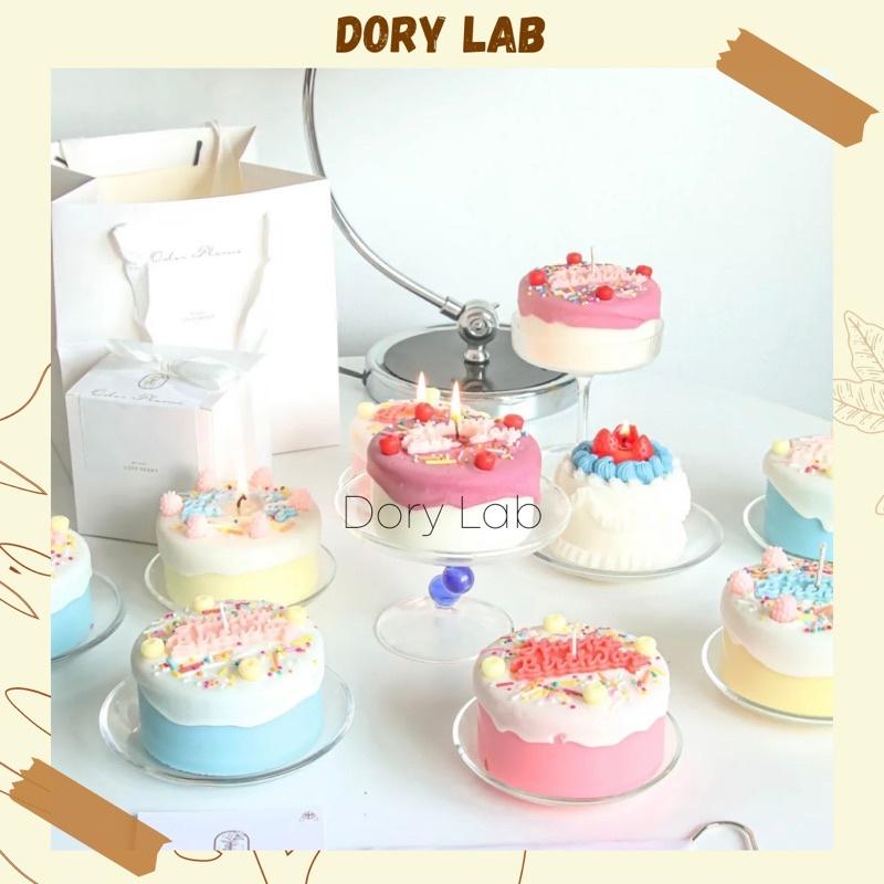 Nến Thơm Tạo Hình Bánh Sinh Nhật HPBD Trang Trí Theo Yêu Cầu - Dory Lab