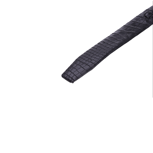 HC4709-10-11-12 - Thắt lưng nam da cá sấu Huy Hoàng gai lưng 4P đầu kim màu đen, nâu đất, nâu đỏ, vàng bò