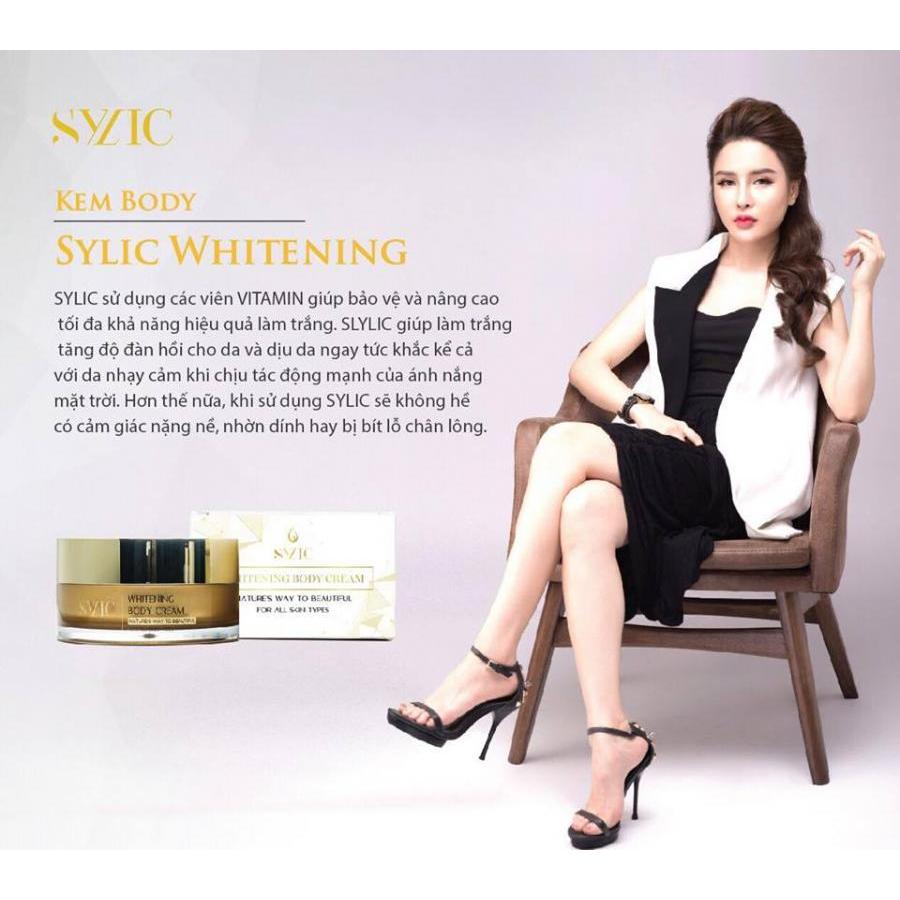 Kem body Sylic Whitening  Body Cream dưỡng trắng da toàn thân 100g