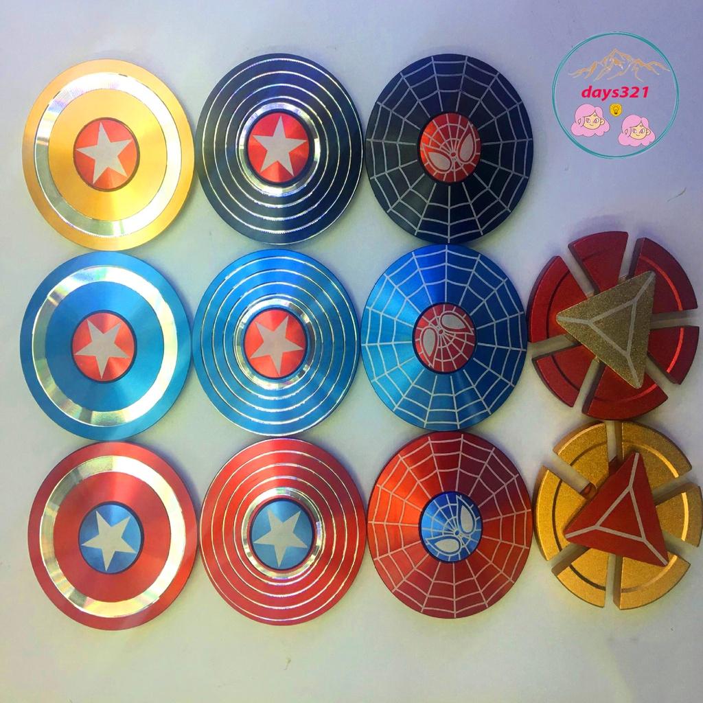 Con Quay Spinner Kim Loại Tròn Siêu Anh Hùng Marvel