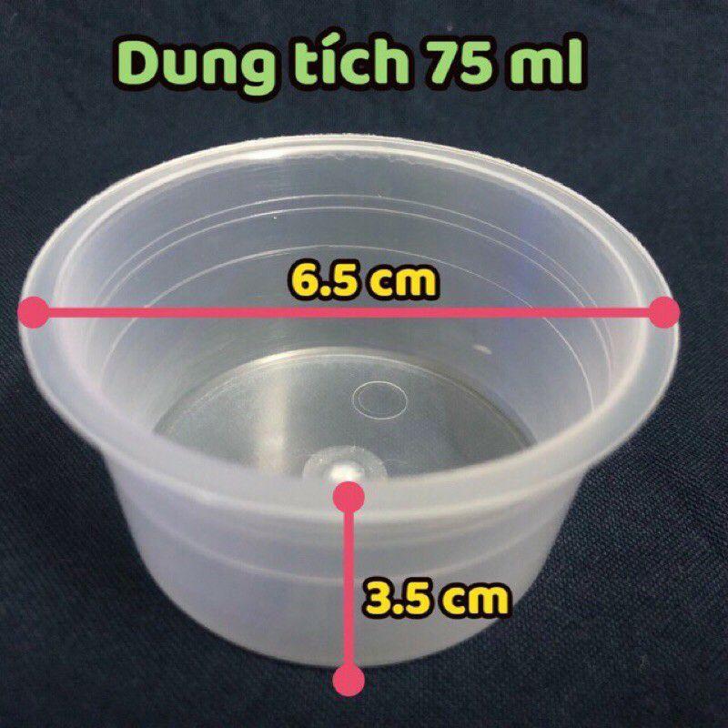 Khuôn nhựa đổ bánh flan - Hủ sữa chua, rau câu kèm nắp