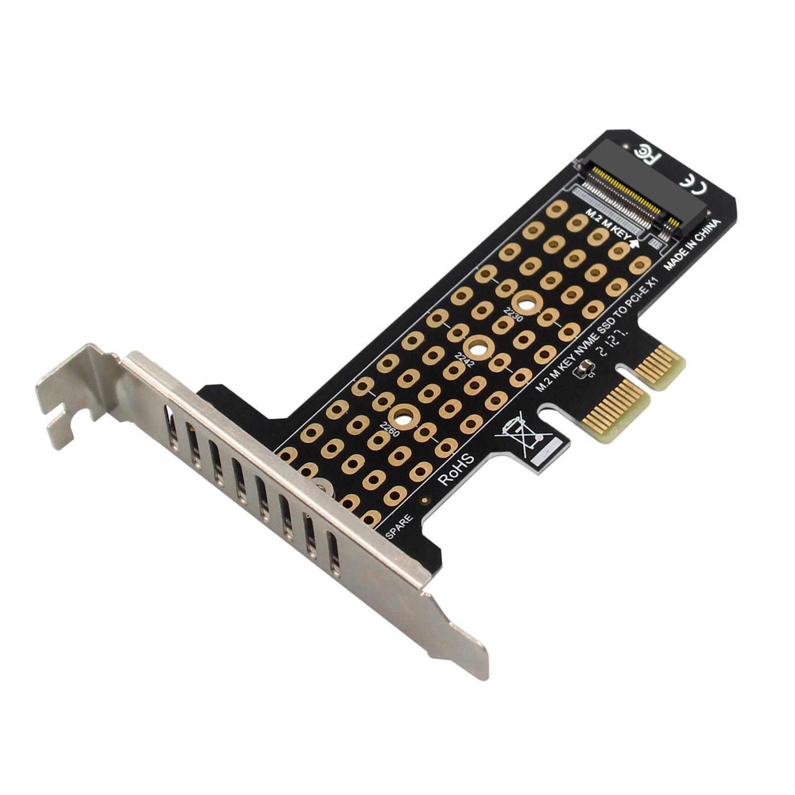 M.2 SSD to PCIe x1 Adapter Riser Card LED Indicator x1 x4 x8 x16 Interface