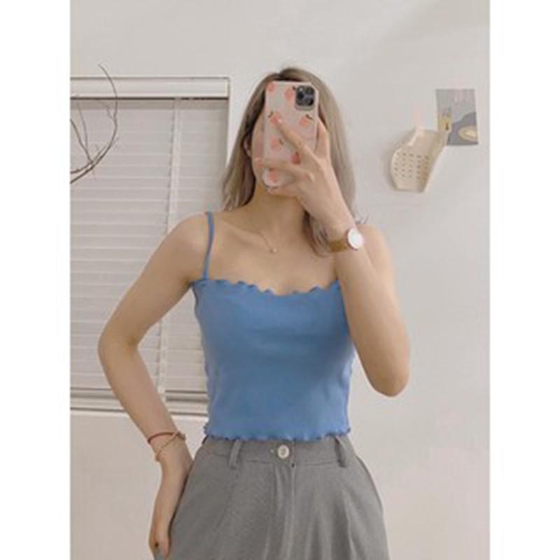 Áo 2 Dây CropTop Sexy, Khoe Dáng Body Siêu Hot AB011