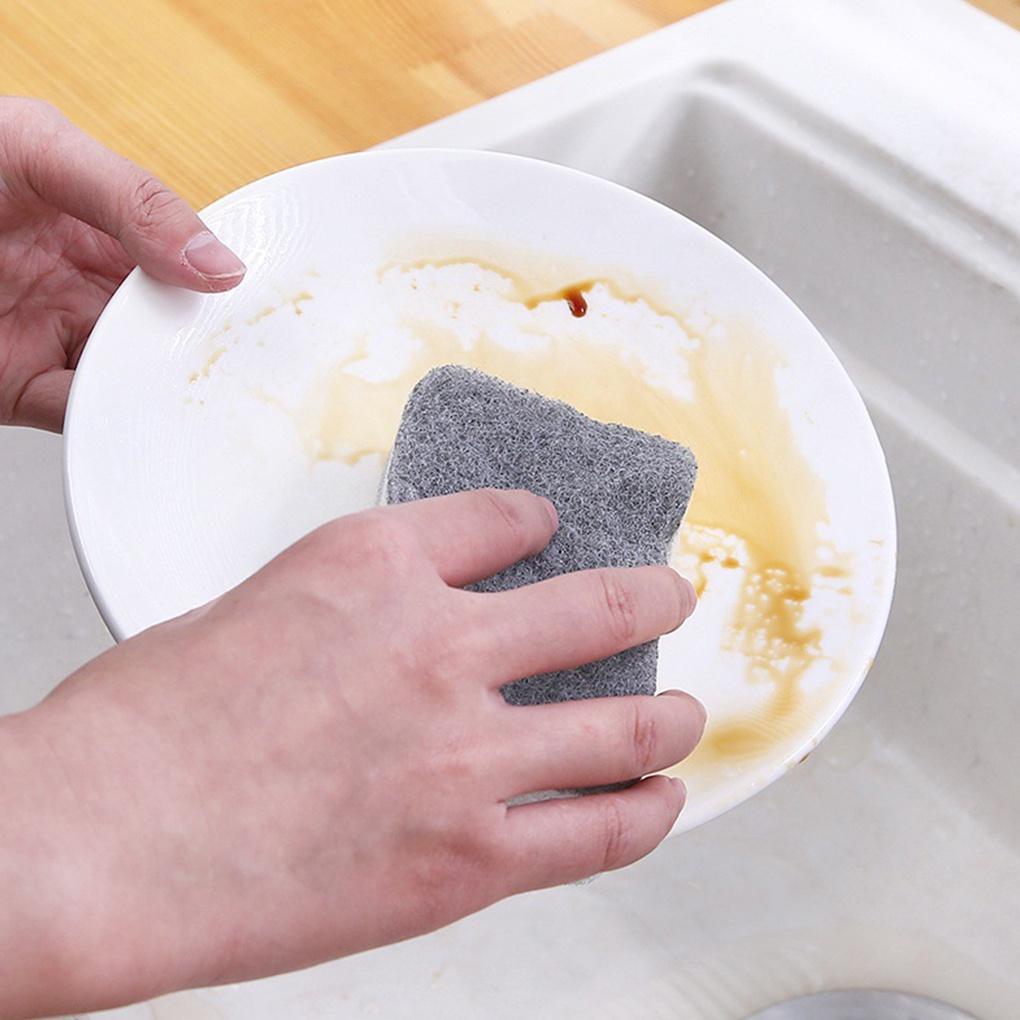 5pcs Dish Cleaning Sponges Double-side Kitchen Cleaning Brushes Household Washing Sponge Pads【vollter1】