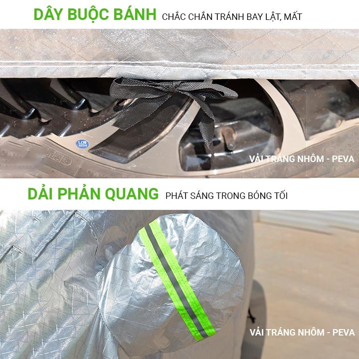 Bạt che phủ xe ô tô 4 đến 7 chỗ, bạt trùm xe ô tô, bạt phủ ô tô 3 lớp chống nóng