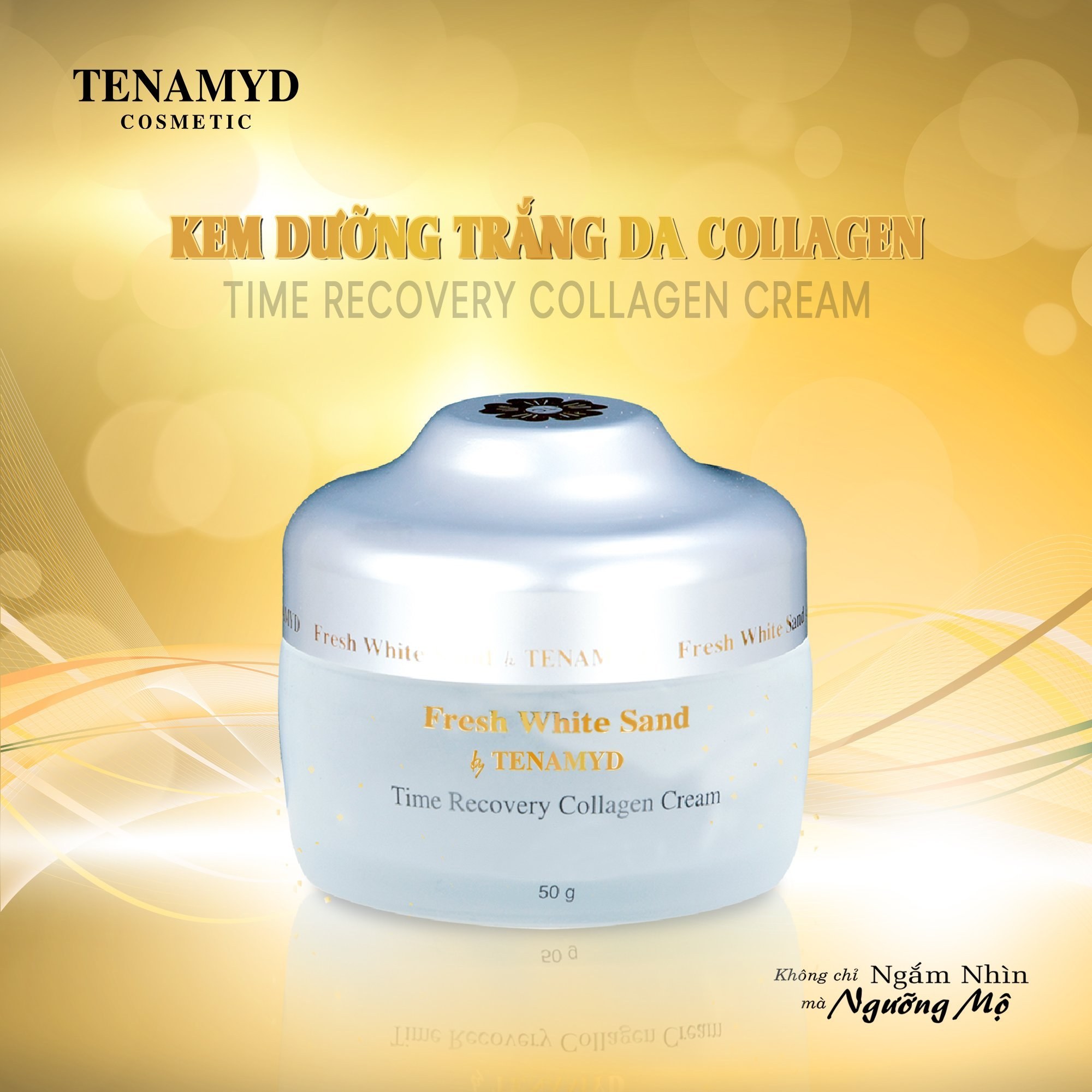 Kem dưỡng trắng da TENAMYD Collage Time Recovery Collagen Cream 50g