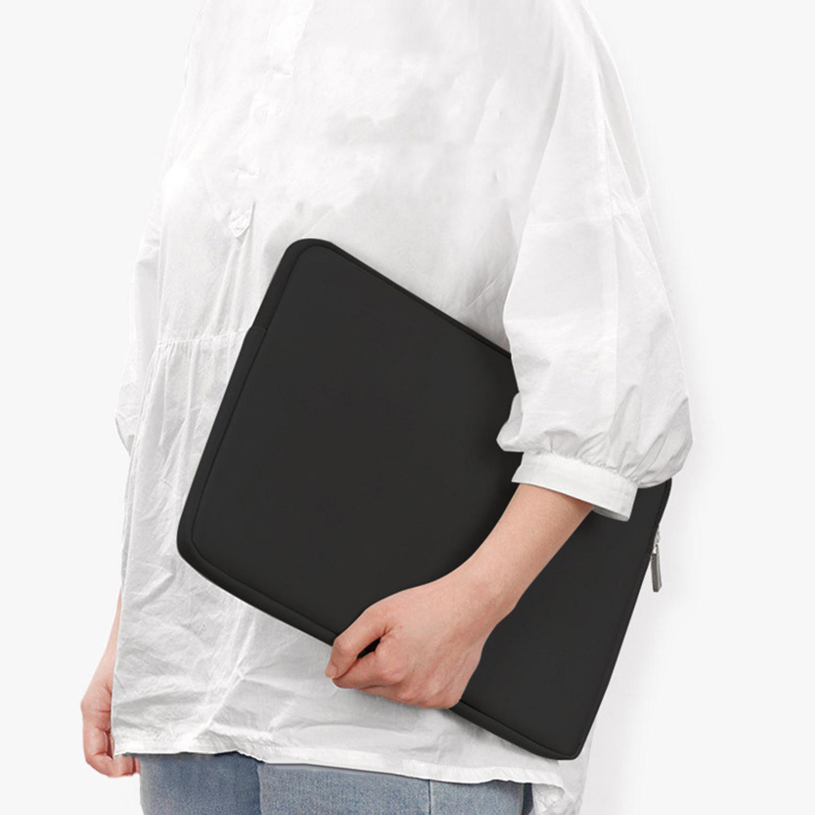Soft Laptop Bag Computer Screen case Computer Travel Storage Bag black 14inch