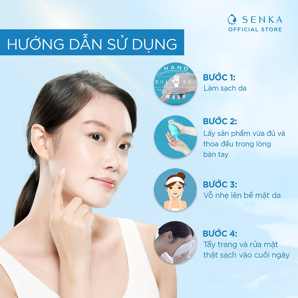 Gel Chống Nắng Senka Perfect UV Gel SPF 50+, PA++++ 41094 (80g)