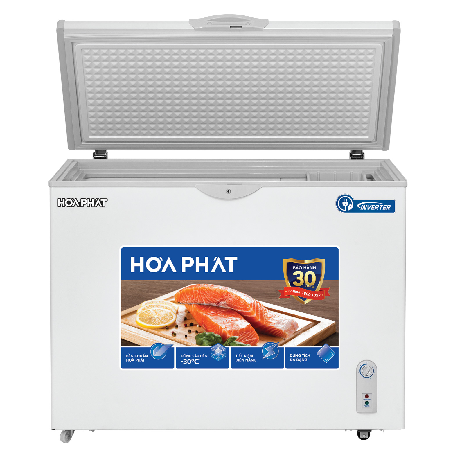 Tủ đông Hòa Phát HPF AD8252 inverter 1 ngăn 1 chế độ đông - Hàng chính hãng