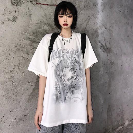 Áo thun ngắn tay in hình Anime cutee cho các bạn nữ