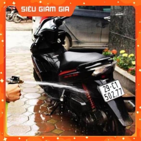 Bộ vòi xịt tăng áp 3 lần rửa xe tưới cây điều chỉnh mức nước tiết kiệm nước đa năng 206400