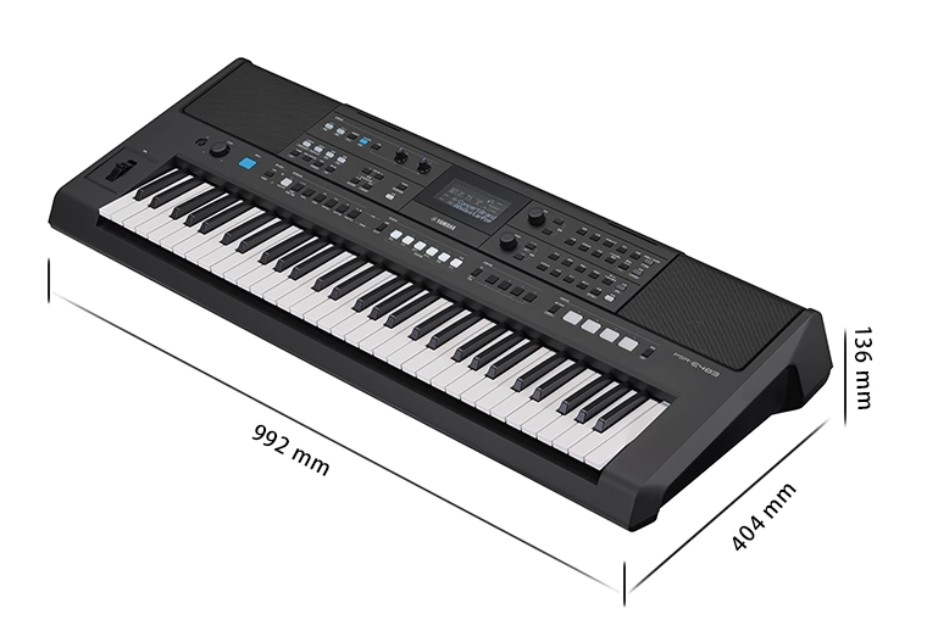 Đàn Organ Yamaha PSR-E483 Chính Hãng 61 Phím Cảm Ứng Lực 820 Âm Sắc Kết Nối Micro