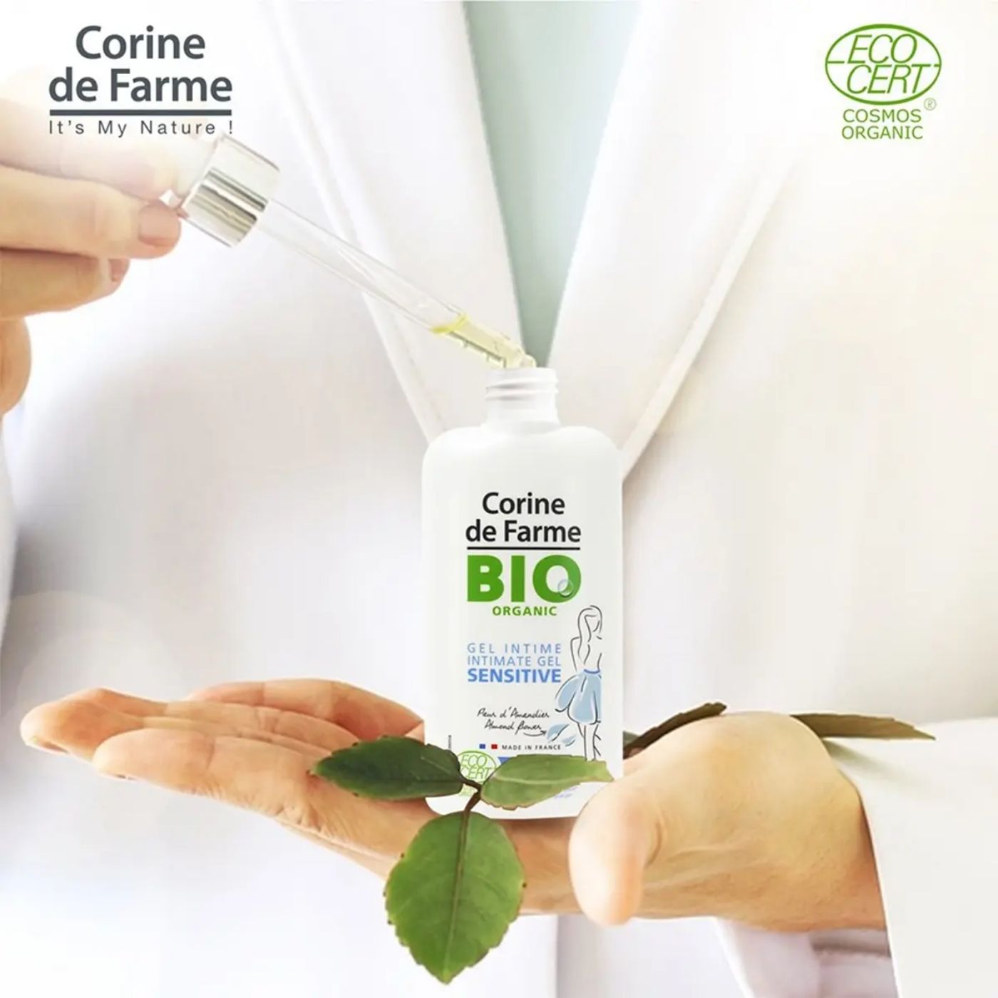 Corine De Farme Dung Dịch Vệ Sinh Phụ Nữ Bio Organic Intimate Gel Sensitive 250ml
