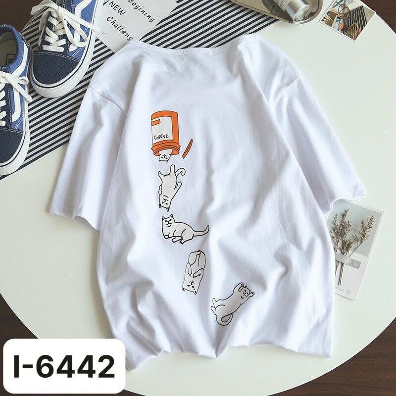 Áo Nữ Tay Lỡ Mèo Con Đáng Yêu