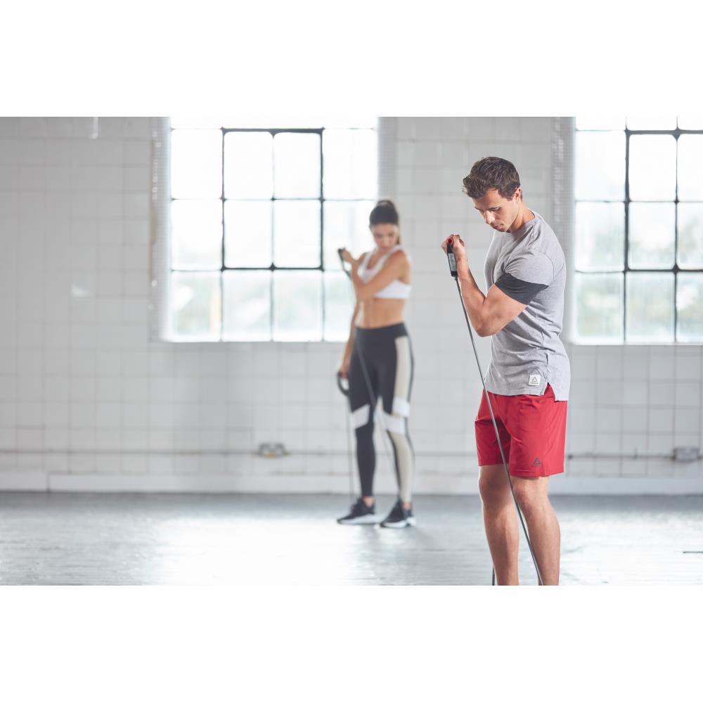 Dây đàn hồi tập gym Reebok Resistance Tube - Heavy - Đen - RATB-11032BK