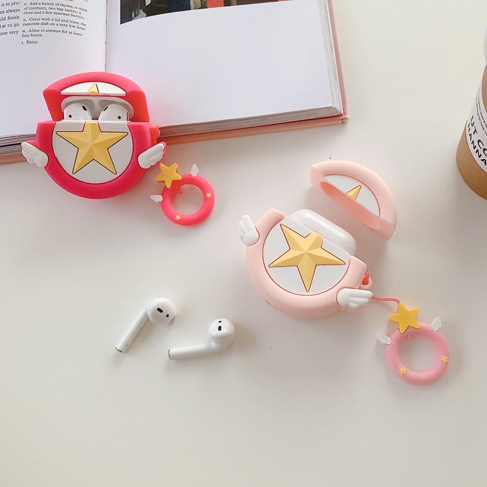 Hộp đựng tai nghe tương thích với Apple AirPods 3D Phim hoạt hình dễ thương Nắp đầy đủ silicon