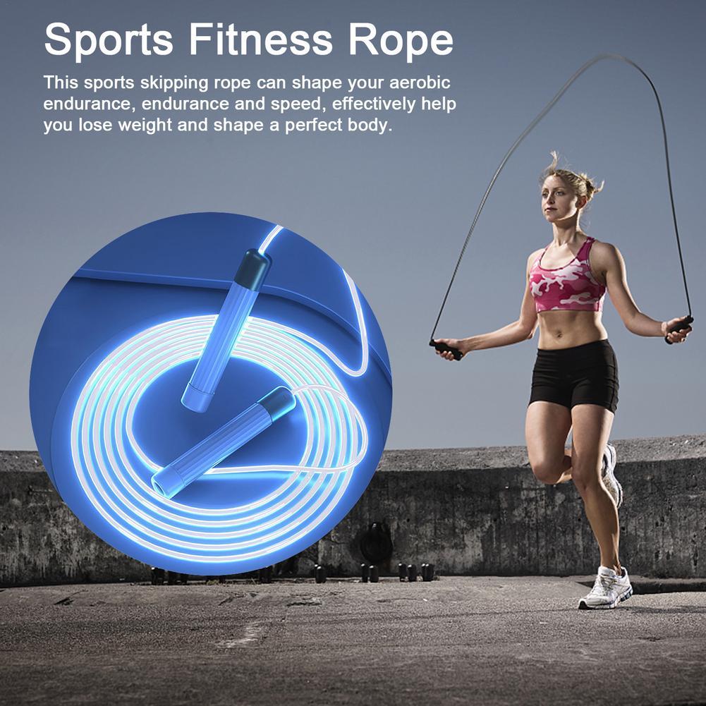 3 Mét Dây Nhảy Phát Sáng Dây Nhảy Tập Thể Dục Nhanh Bỏ Qua Dây Sáng Trong Nhà Ngoài Trời Nhảy Tập Thể Dục Nigh